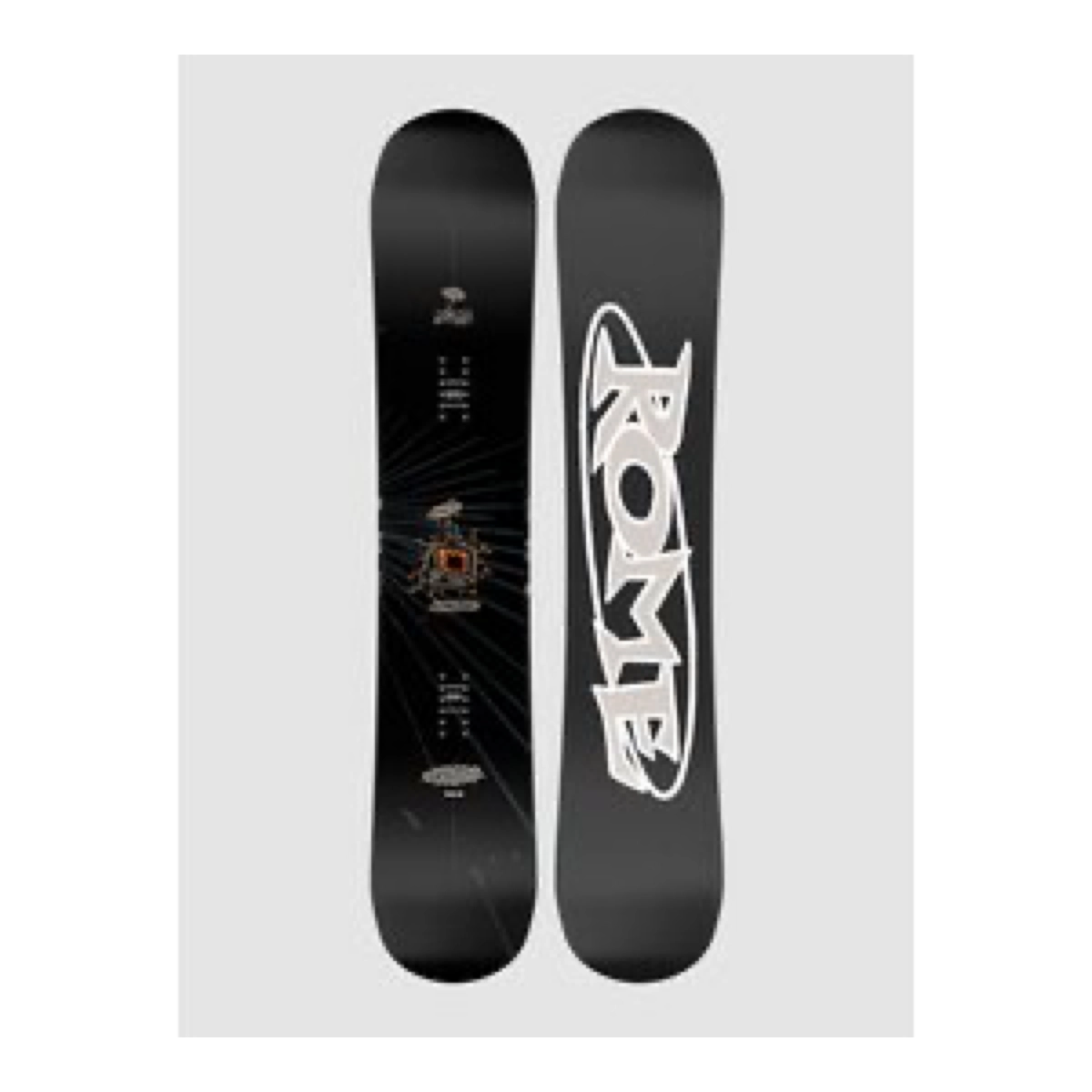 Artifact Pro Snowboard, Schwarz, Grafik, Twin-tip, Paar