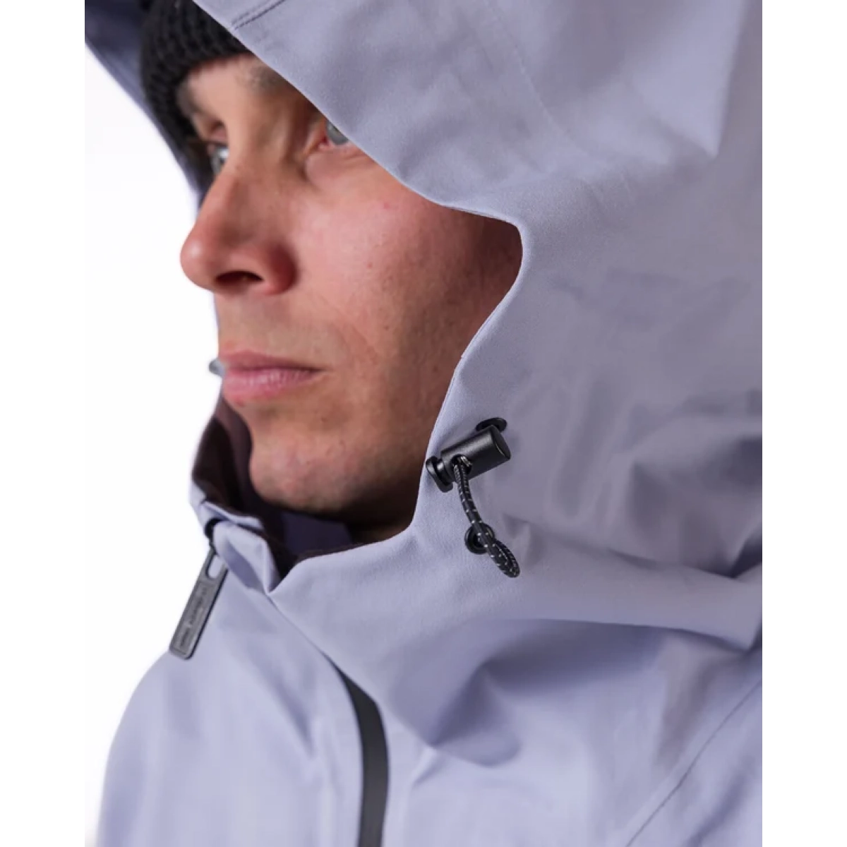 Regenjacke, Herren, Reißverschluss, Kapuze, Shaped Hooding, Hoodie, Hooded jacket, Windbreaker, Drawstring, Gray