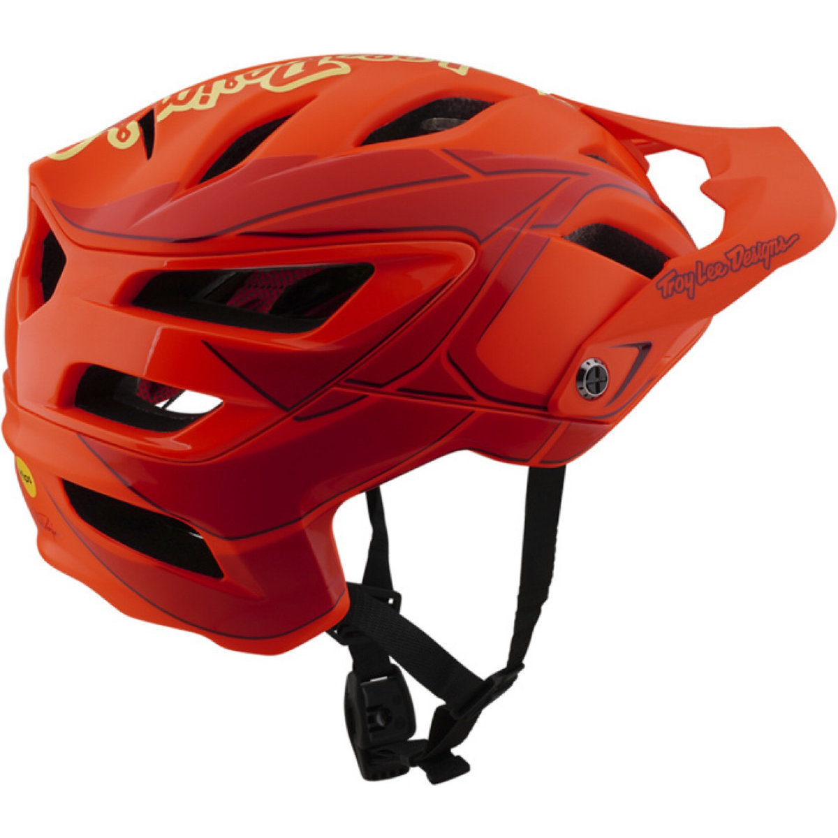 A3 Helmet W/MIPS Troy Lee Designs A3 Helmet W/MIPS Rot, Ansicht 2