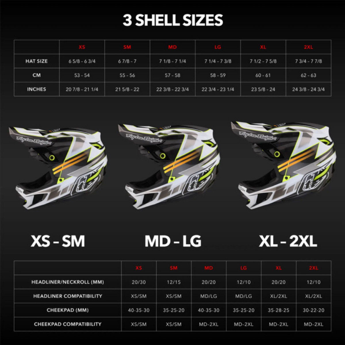 D4 Carbon Helmet Troy Lee Designs D4 Carbon Helmet Schwarz-gelb Fluo, Ansicht 4