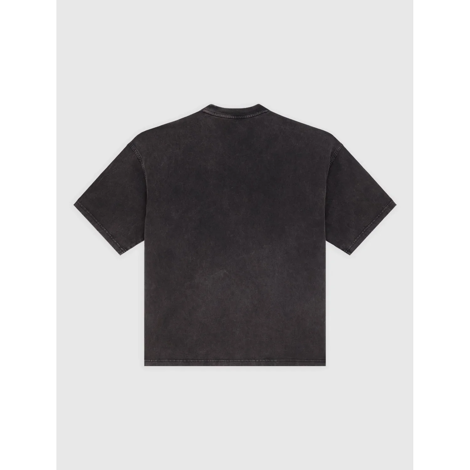 T-Shirt, Kurzarm, Rundhalsausschnitt, Anthrazit, Stonewashed