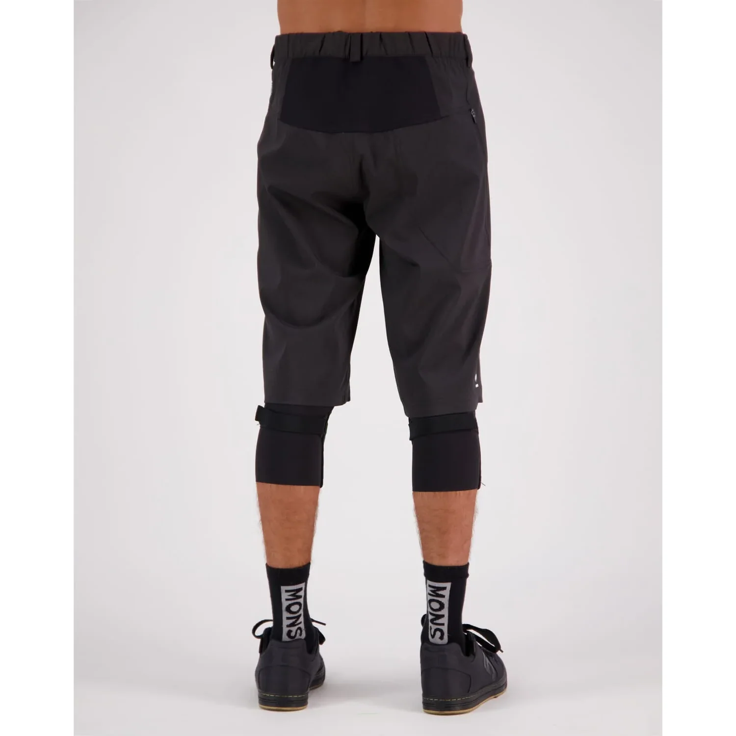 Virage Bike Shorts 2.0 Mountainbike-Shorts, Schwarz, Knielang, Elastischer Bund, Integrierte Beinlinge