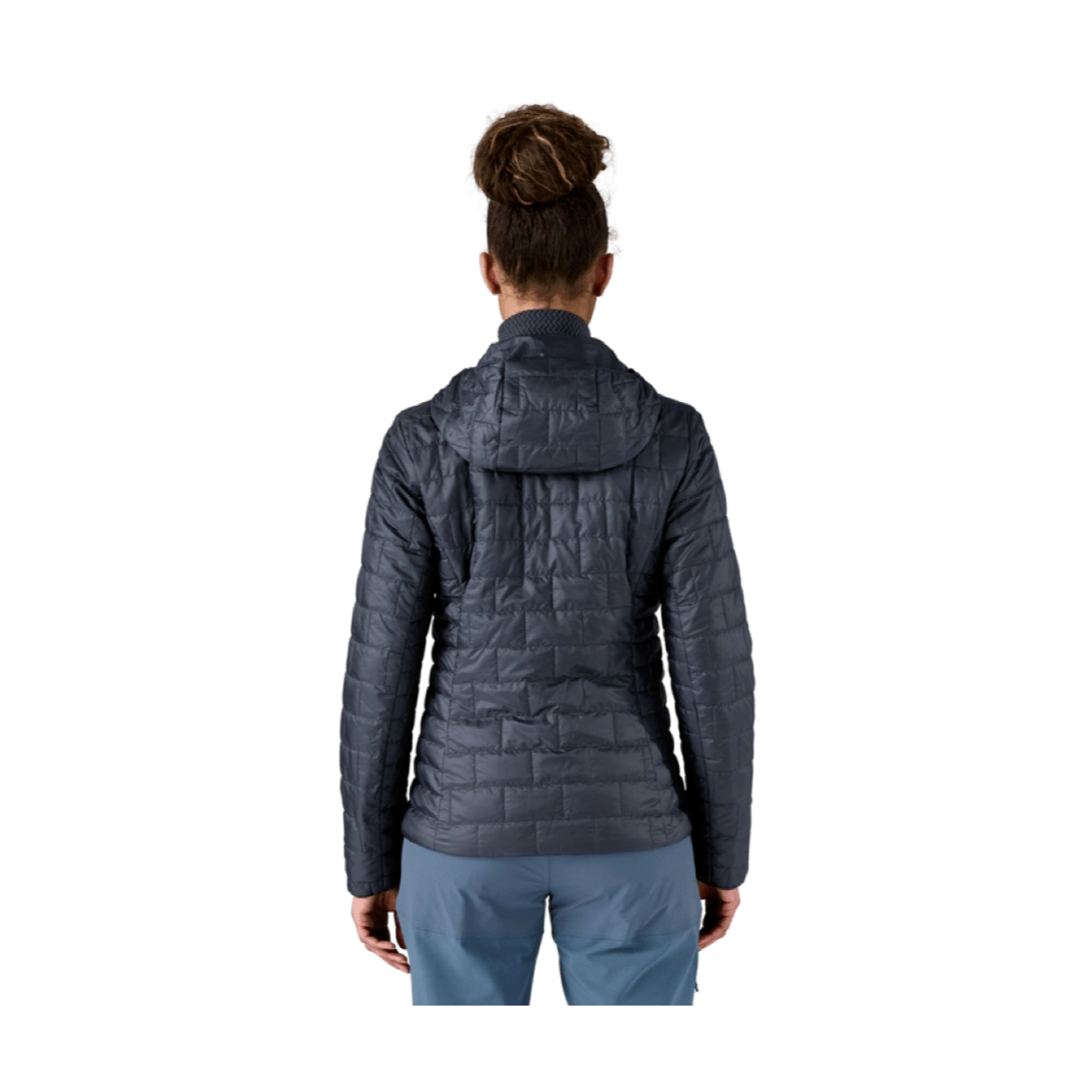 W'S Nano Puff Hoody Damenjacke, Daunenjacke, Hoodie, Steppjacke, Navy