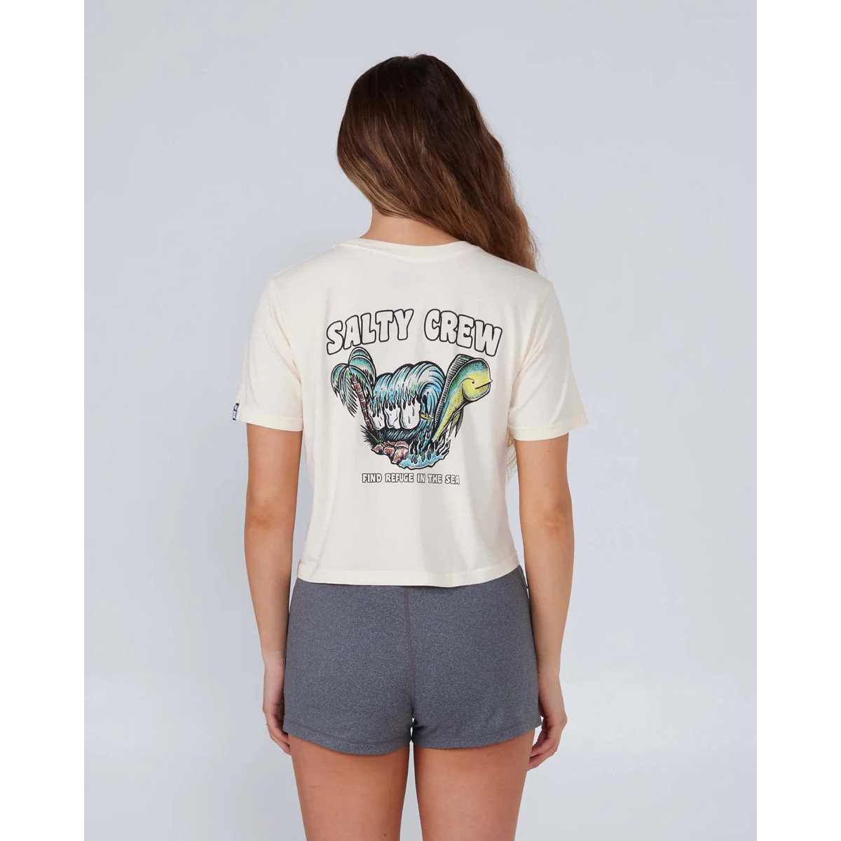 Shaka Crop Tee Shaka Crop Tee