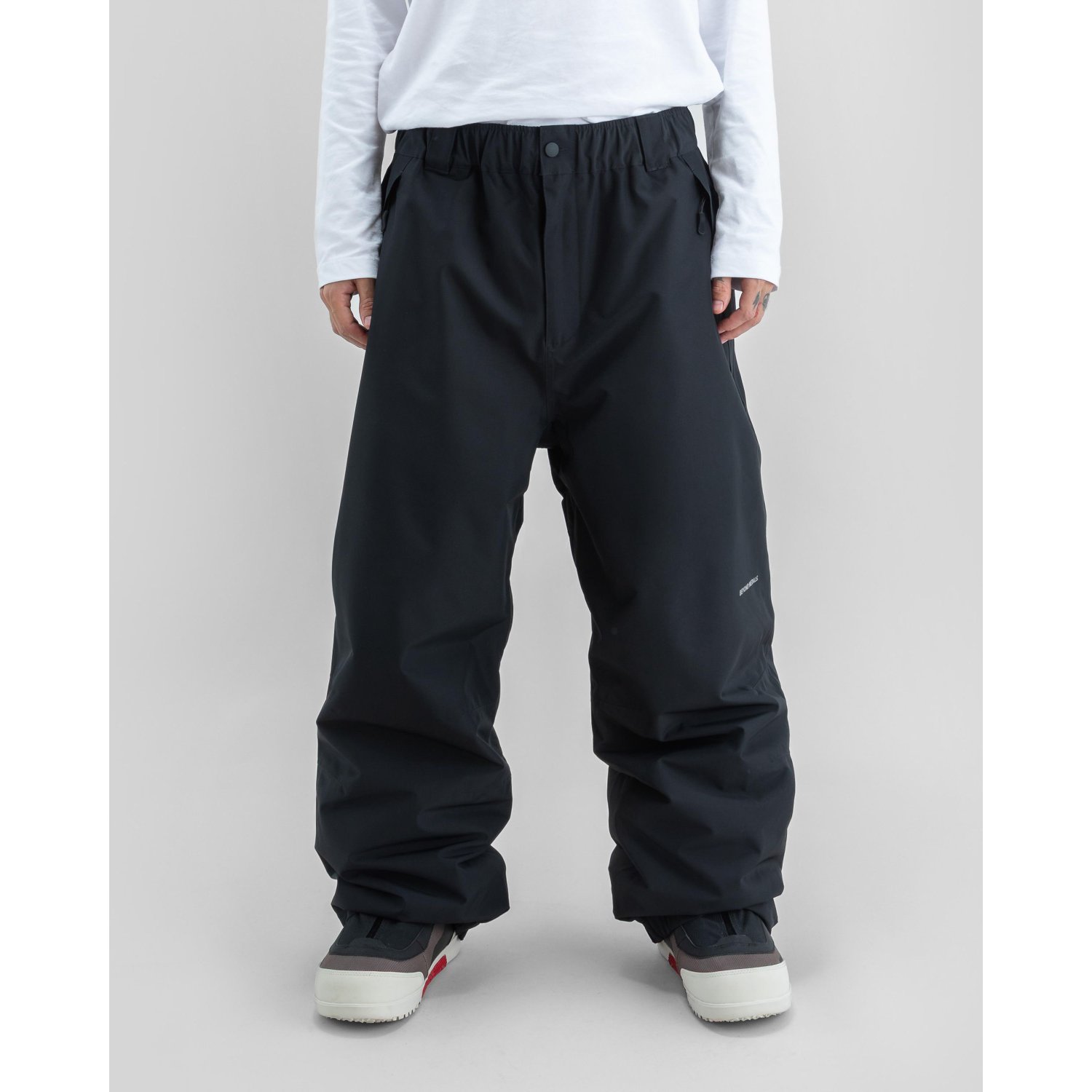 Nostalgia Pants 2L Hose, Snowboardhose, Schwarz, Gummizug, Winddicht